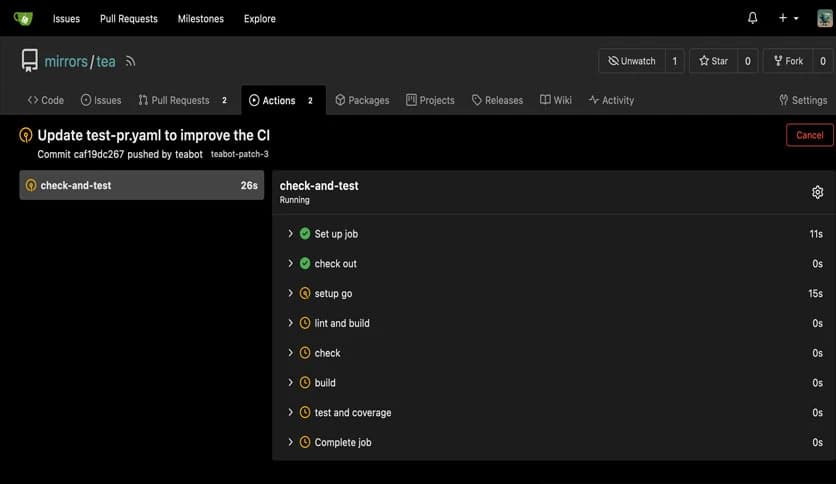 Gitea Enterprise 24.8.0