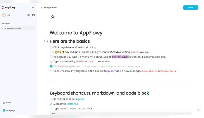 AppFlowy 0.9.7
