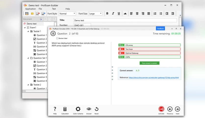ProfExam Simulator 8.1.3.21