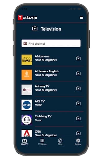 Todazon: Movies & Live TV 0.0.101