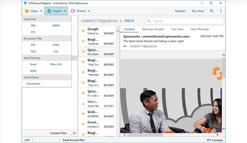 YOTA Email Migrator 4.7