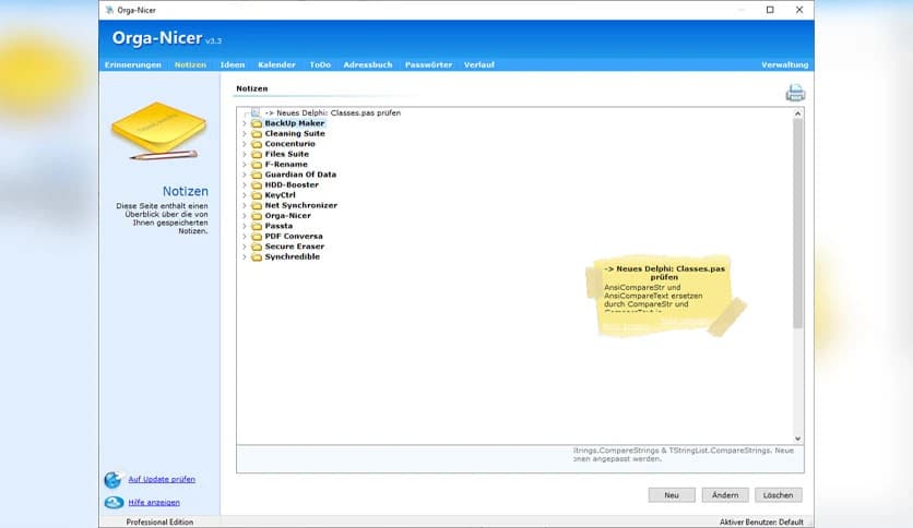 ASCOMP Orga-Nicer Professional 3.305