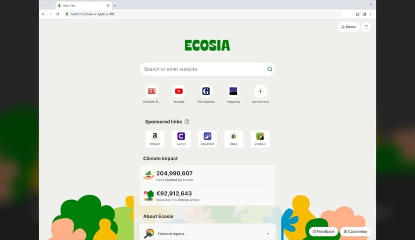 Ecosia Browser 1.0.0.31