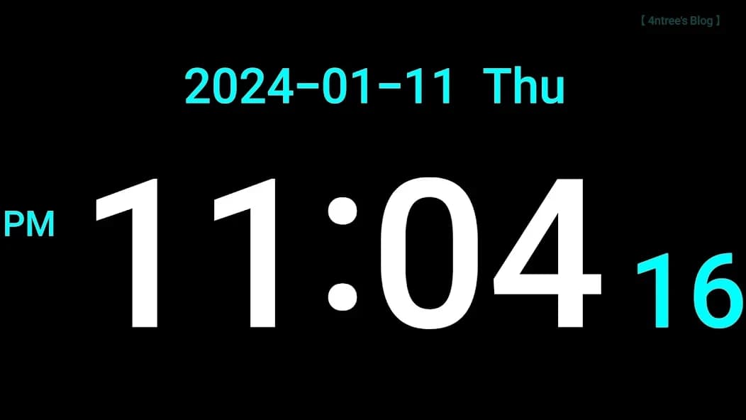 4ntree Desk Clock 5.0.8