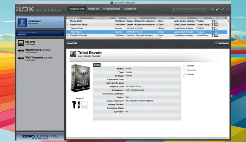 iLok License Manager