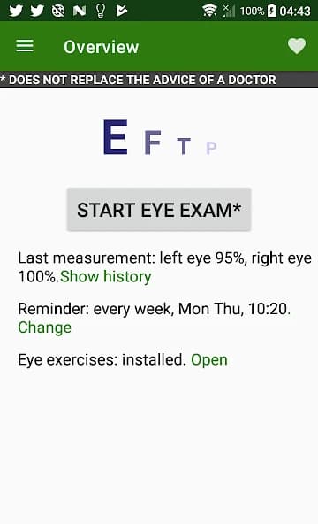 Eye exam Pro 2.2