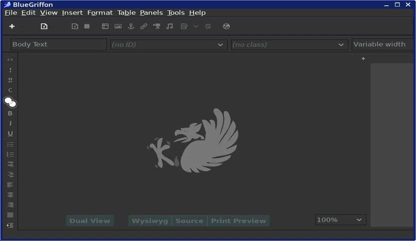 BlueGriffon 3.1 HTML