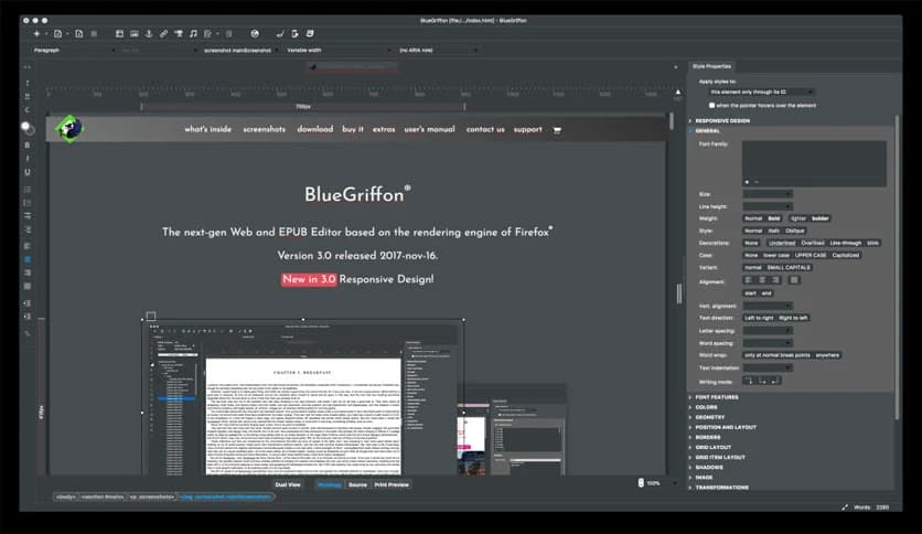 BlueGriffon 3.1 HTML