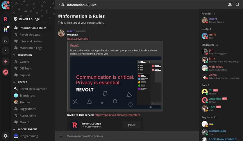 Revolt Chat 1.0.8