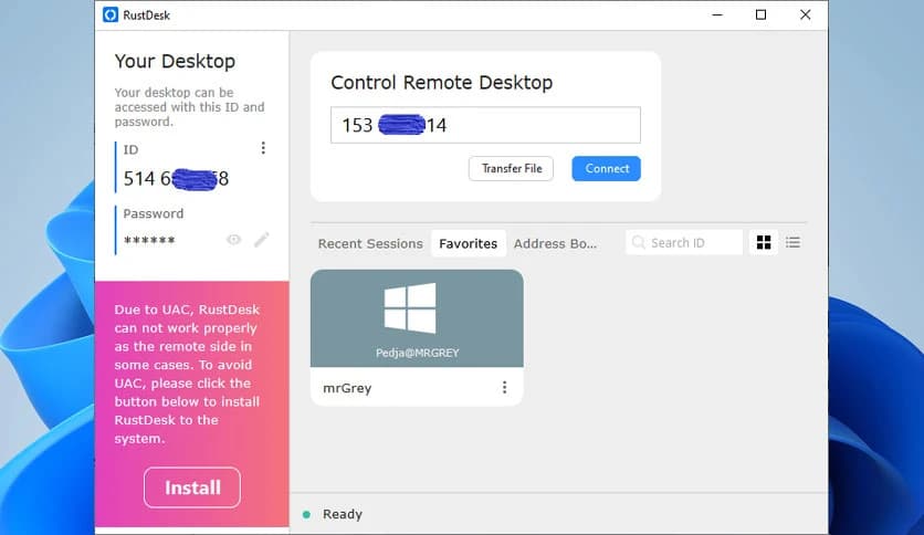 Purslane RustDesk 1.4.5
