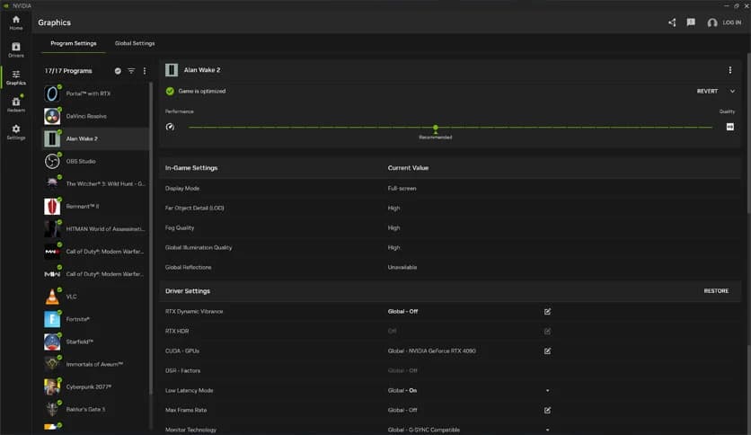 NVIDIA App 11.0.6.383