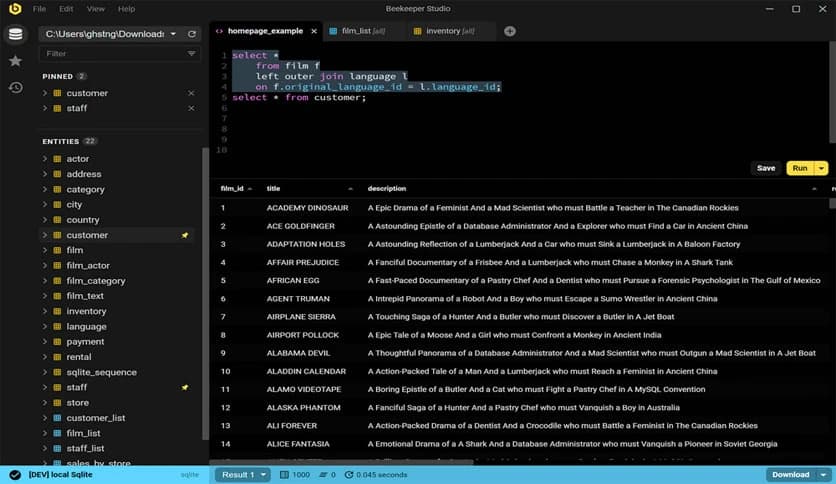 Beekeeper Studio 5.5.5