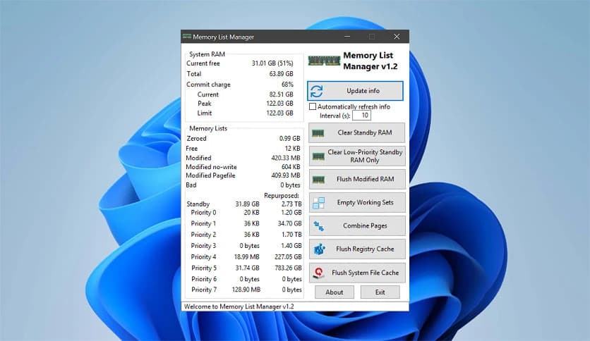 Memory List Manager 2.1.4