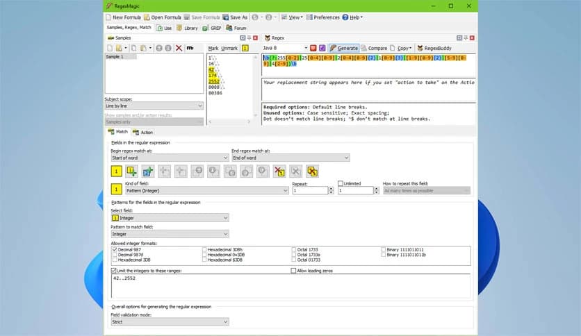 RegexMagic 2.13.3