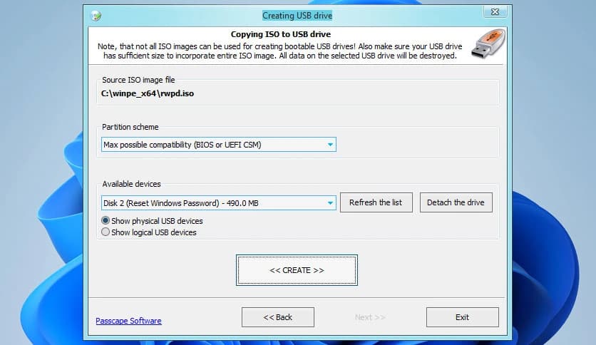 Passcape ISO Burner 2.3.2.330