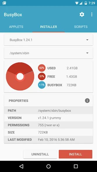 BusyBox for Android 7.0.0