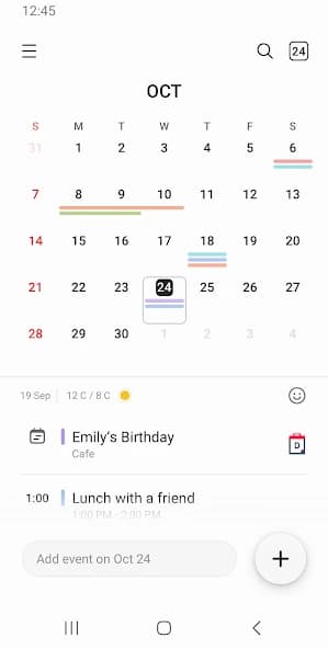 Samsung Calendar 12.5.03.17