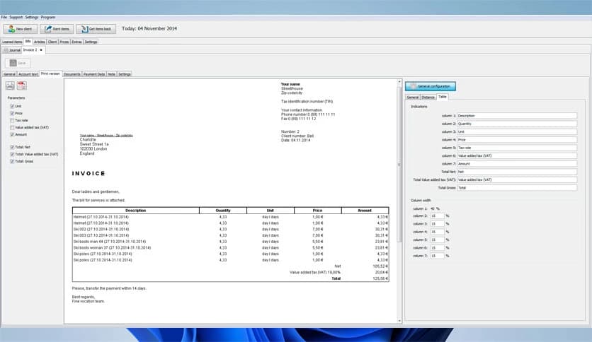 Goods Rental System 2.01.17
