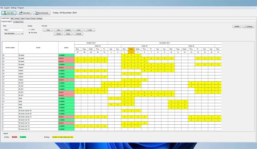 Goods Rental System 2.01.17