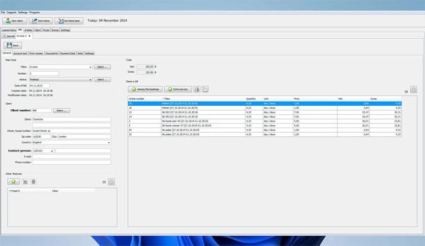 Goods Rental System 2.01.17