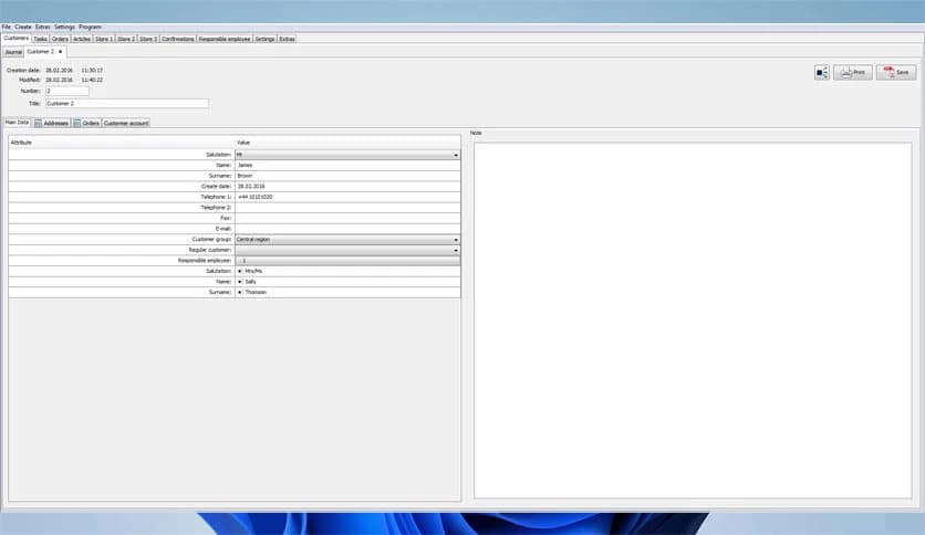 Universal Database 2.01.07