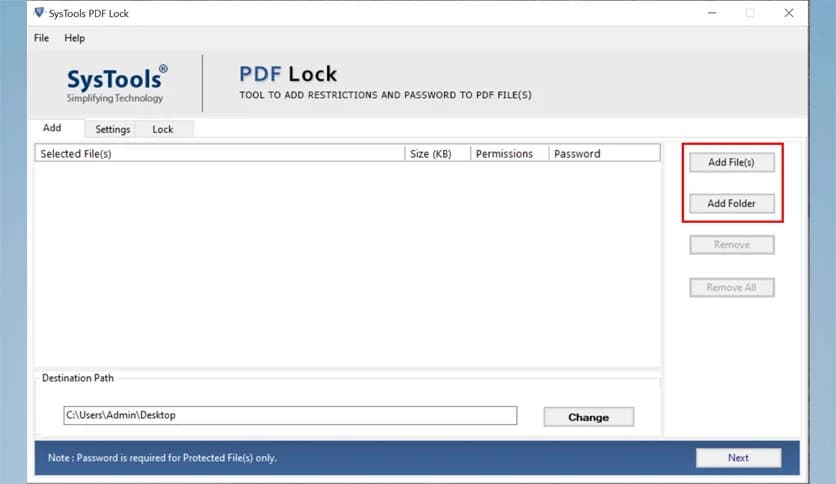 SysTools PDF Lock 3.1