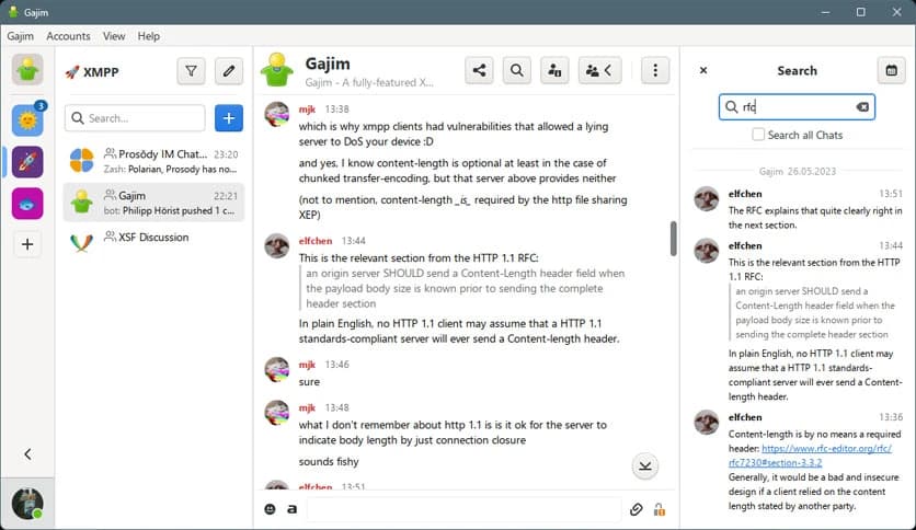 Gajim 1.9.5