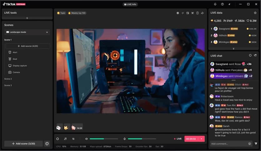 TikTok LIVE Studio 0.73.4