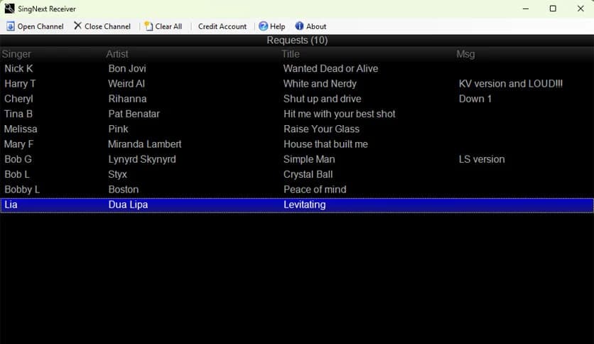 SingNext Receiver 1.4