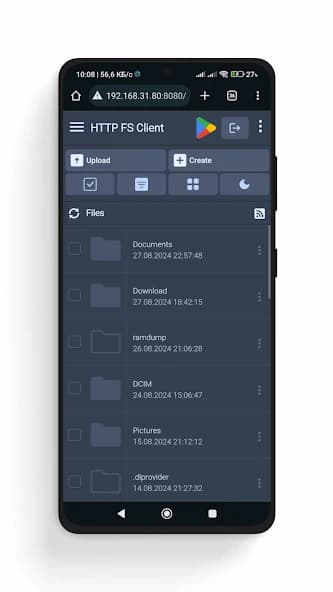 HTTP FS (file server) 1.1.12
