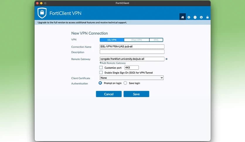 FortiClient VPN