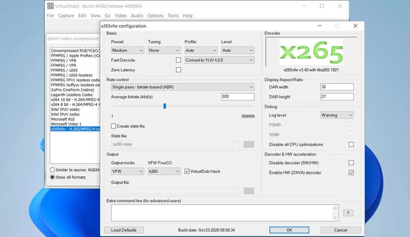 VirtualDub2 v2.5.1.1095