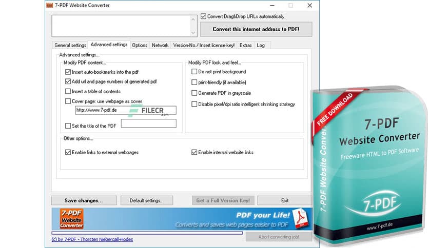 7-PDF Website Converter 3.0.0.184