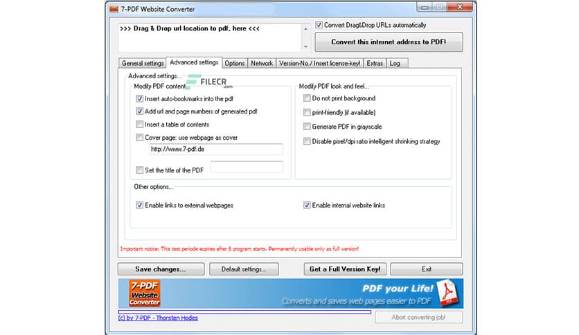 7-PDF Website Converter 3.0.0.184