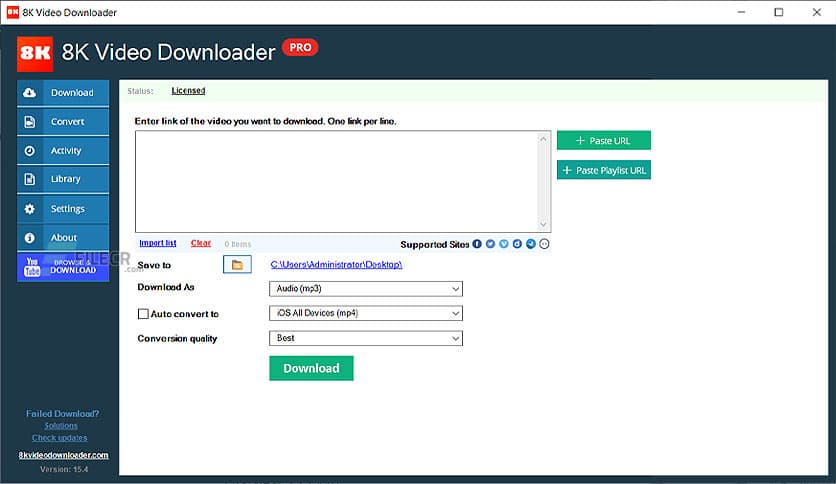 8K Video Downloader Pro 16.7