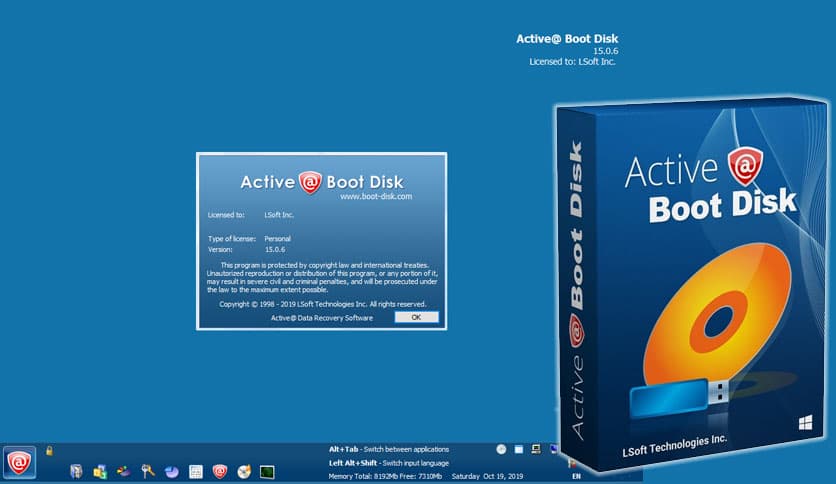 Active Boot Disk 25.2.1a