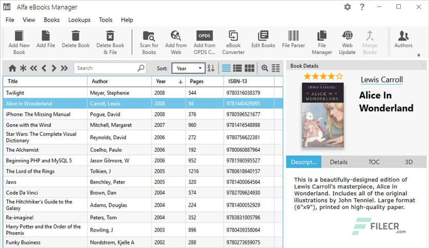 Alfa eBooks Manager Pro / Web 9.4.10.1