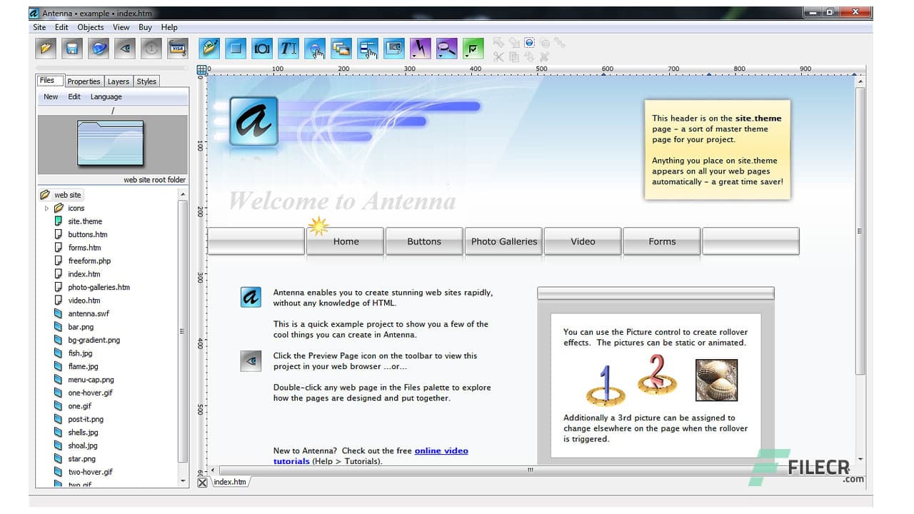 Antenna Web Design Studio 8.1