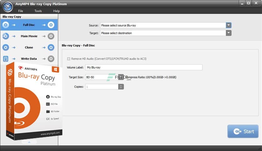 AnyMP4 Blu-ray Copy Platinum 7.3.20