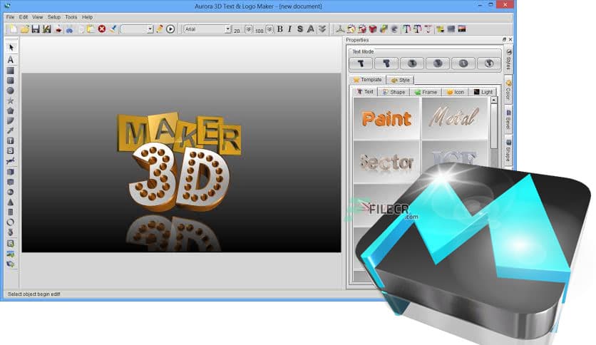Aurora 3D Text & Logo Maker 20.01.30