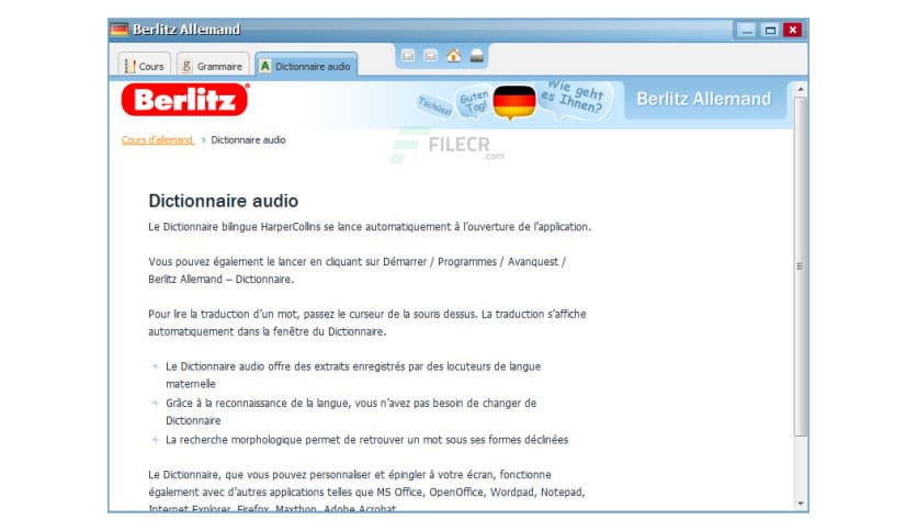 Avanquest Berlitz German – All Levels 1.0.0