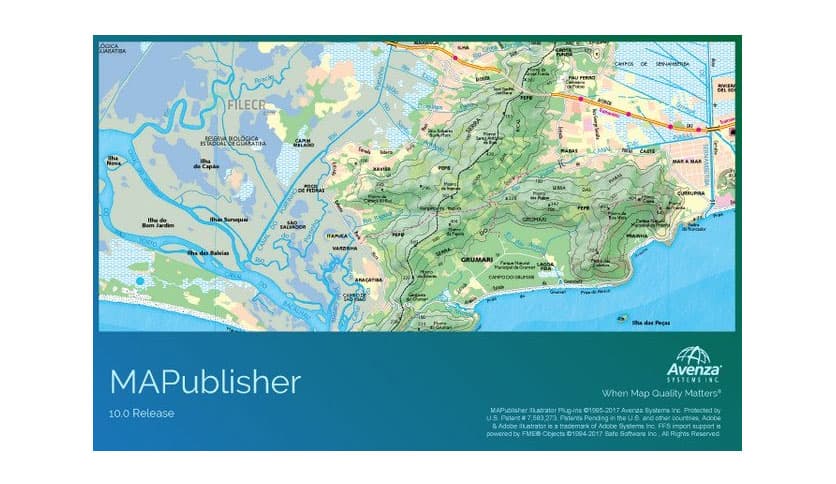 Avenza MAPublisher for Adobe Illustrator 11.3.2