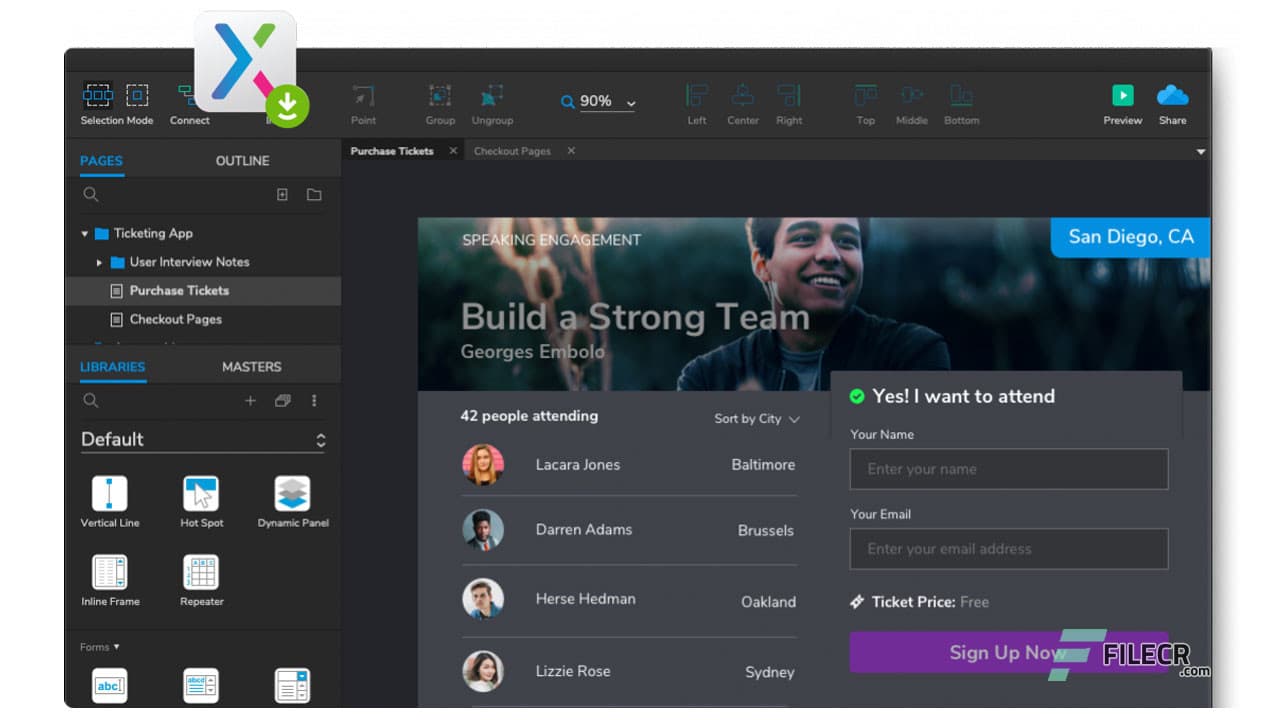 Axure RP 9.0.0.3727 Pro / Team / Enterprise