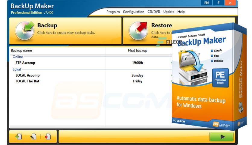 BackUp Maker Professional 8.318