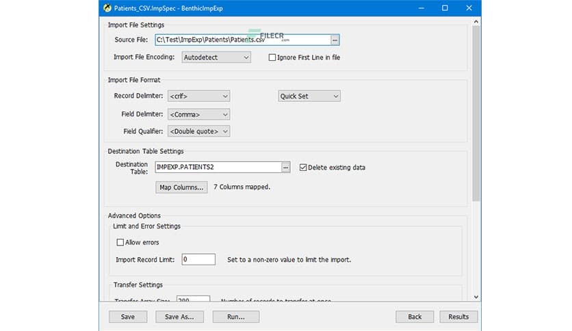 Benthic ImpExpPro 1.2.0.120