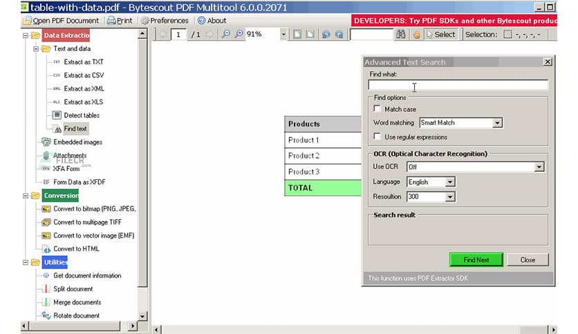 ByteScout PDF Multitool 13.4.1.4843