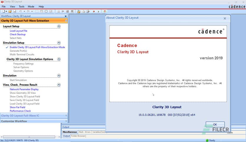 Cadence SIGCLARITY v19.00.000-2019