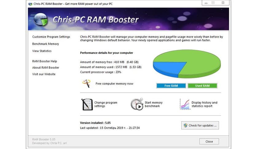 Chris-PC RAM Booster 7.26.0119