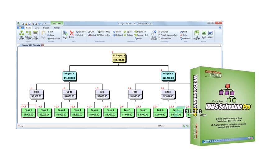 Critical Tools WBS Schedule Pro 5.1.0025
