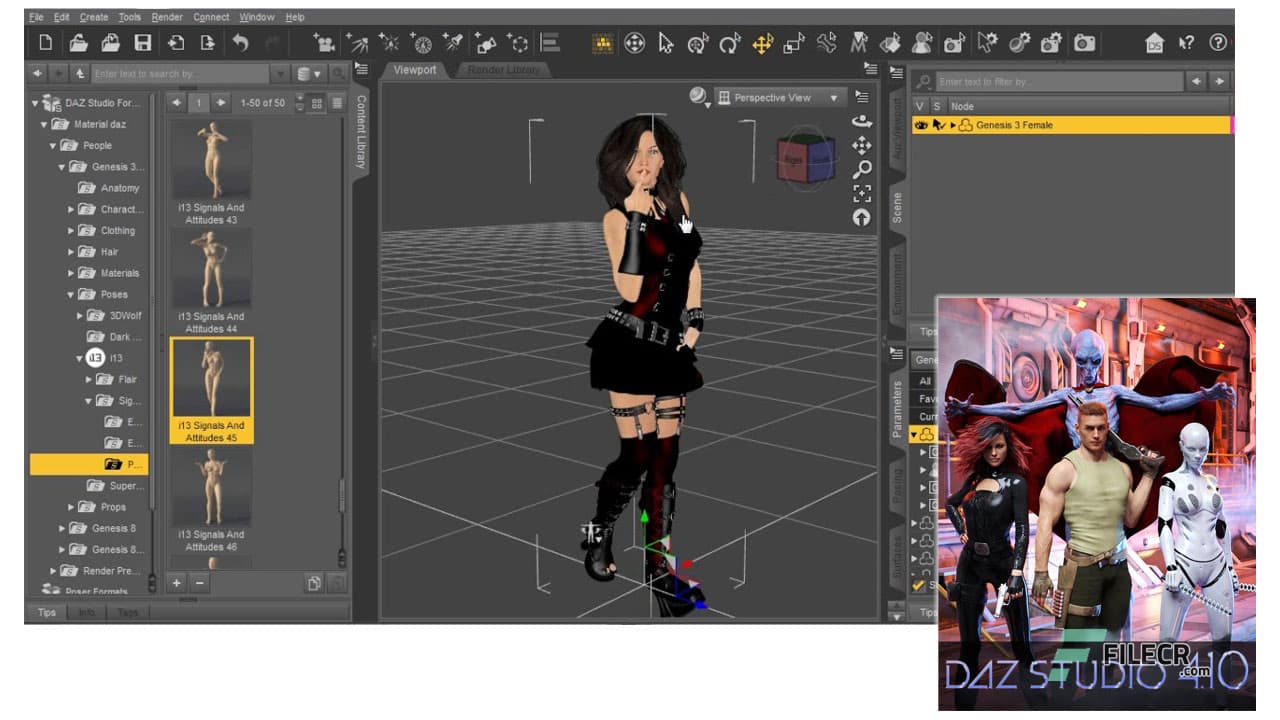 DAZ Studio Professional 4.24.0.4